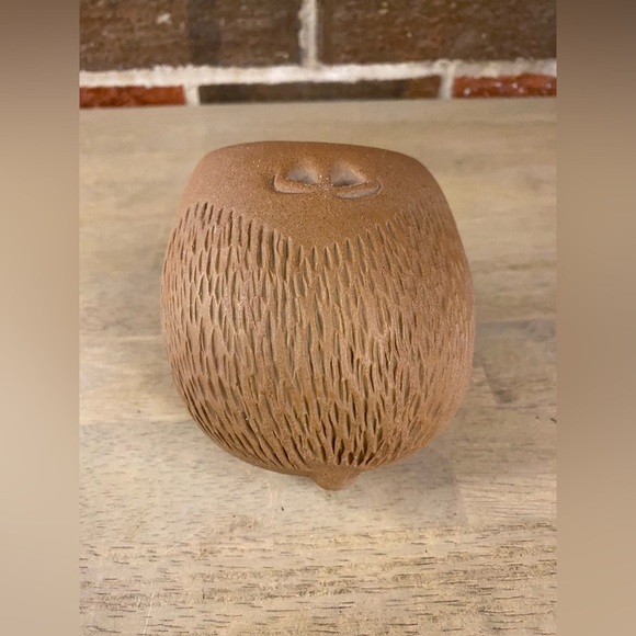 Vintage Robert Maxwell Set of 2 Beastie Critter Art Pottery Smoke Eyes Signed - Picture 4 of 15